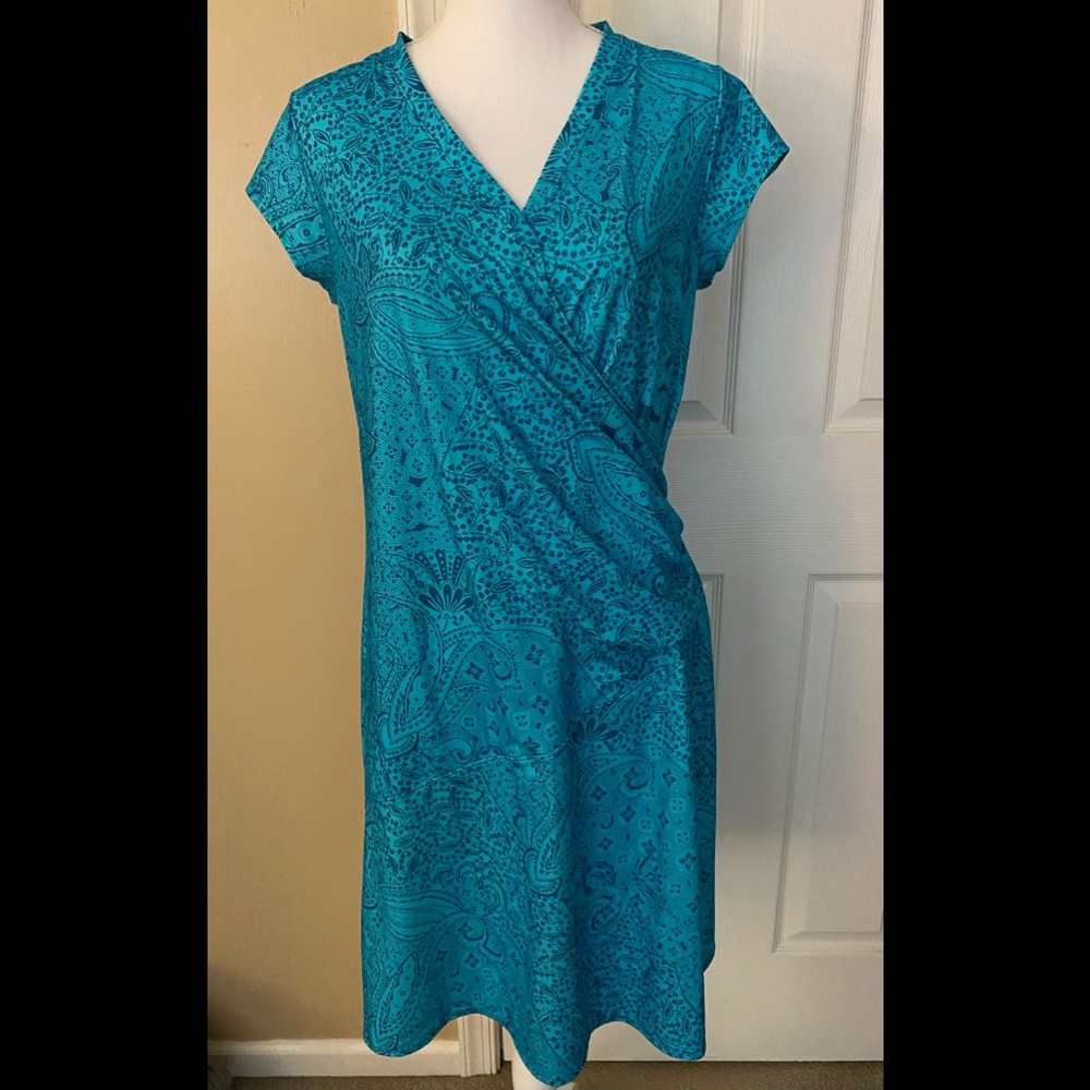 Faux wrap dress
